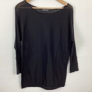 Peruvian Connection Scoop Neck Top Size Medium